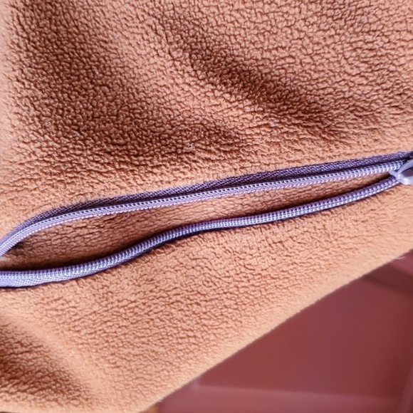 Life is Good brown 1/4 zip 2 side pockets Daisy Sz Medium - Picture 6 of 11